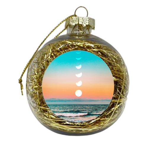 Beach Moon - xmas bauble by Uma Prabhakar Gokhale