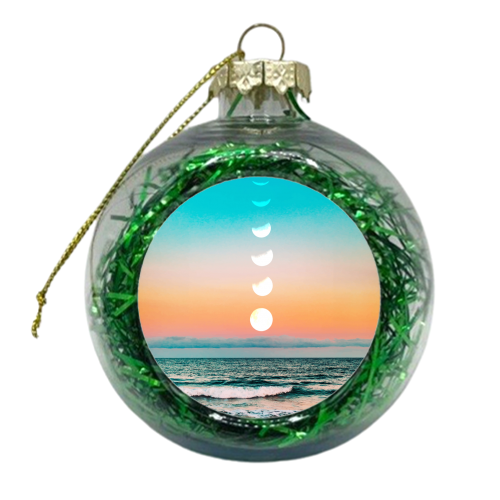 Beach Moon - xmas bauble by Uma Prabhakar Gokhale