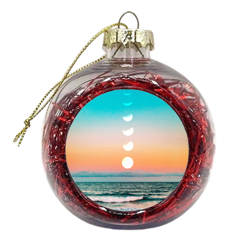 Beach Moon - xmas bauble by Uma Prabhakar Gokhale