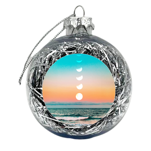 Beach Moon - xmas bauble by Uma Prabhakar Gokhale