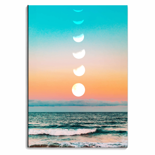 Beach Moon - personalised A4, A5, A6 notebook by Uma Prabhakar Gokhale