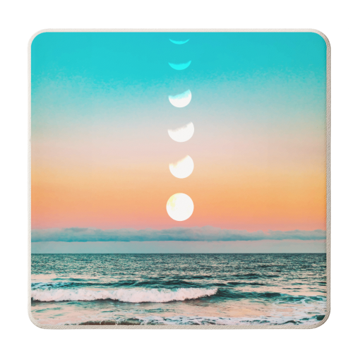 Beach Moon - personalised beer coaster by Uma Prabhakar Gokhale