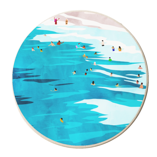 Beach Please - personalised beer coaster by Uma Prabhakar Gokhale