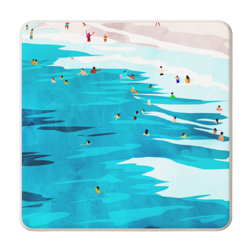 Beach Please - personalised beer coaster by Uma Prabhakar Gokhale