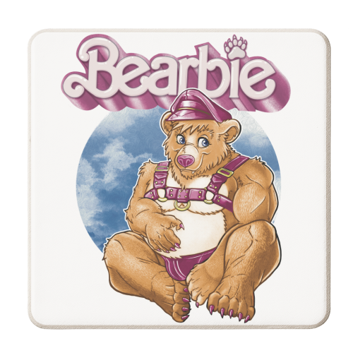 Bearbie - personalised beer coaster by ARTECCO