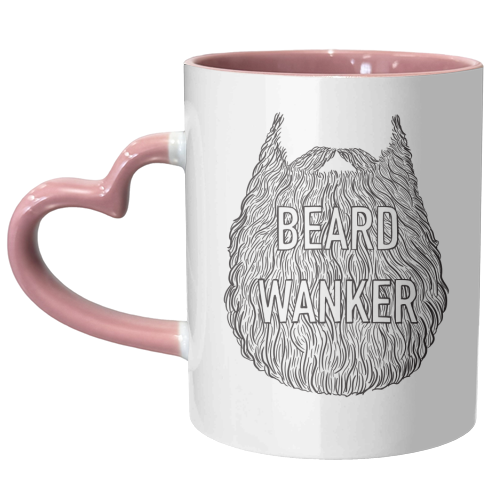 Beard Wanker - unique mug by Adam Regester