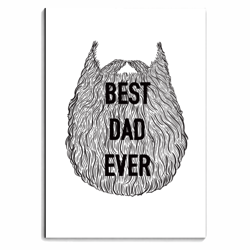 Beardy Best Dad Ever - personalised A4, A5, A6 notebook by Adam Regester