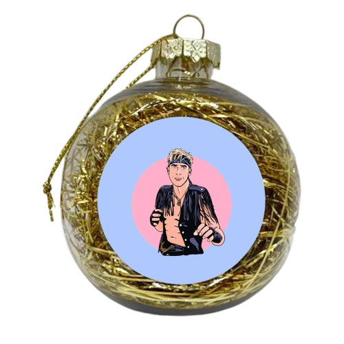 Beat the patriarchy - xmas bauble by Wallace Elizabeth