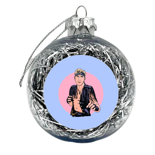 Beat the patriarchy - xmas bauble by Wallace Elizabeth