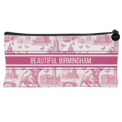 Beautiful Birmingham - flat pencil case by Lilly Rose