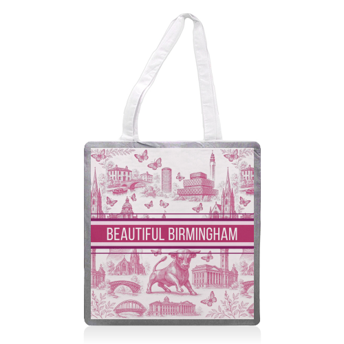 Beautiful Birmingham - printed canvas tote bag by Lilly Rose