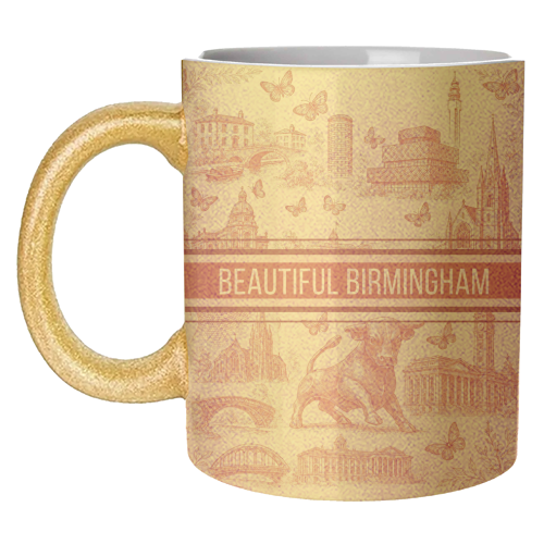 Beautiful Birmingham - unique mug by Lilly Rose