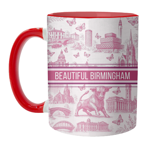 Beautiful Birmingham - unique mug by Lilly Rose