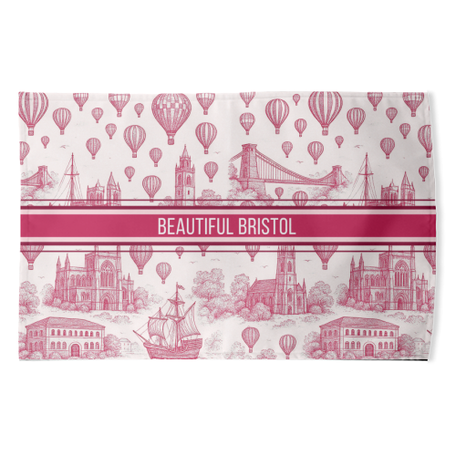 Beautiful Bristol - funny tea towel by Lilly Rose