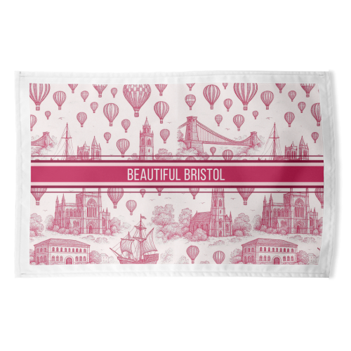Beautiful Bristol - funny tea towel by Lilly Rose