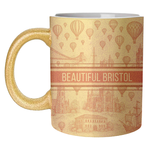 Beautiful Bristol - unique mug by Lilly Rose