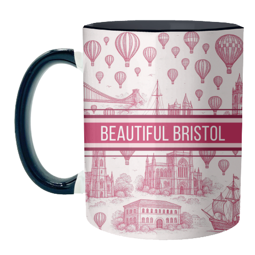 Beautiful Bristol - unique mug by Lilly Rose
