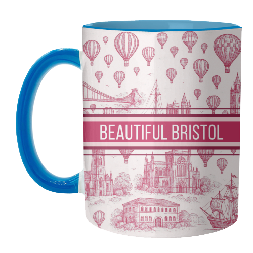 Beautiful Bristol - unique mug by Lilly Rose
