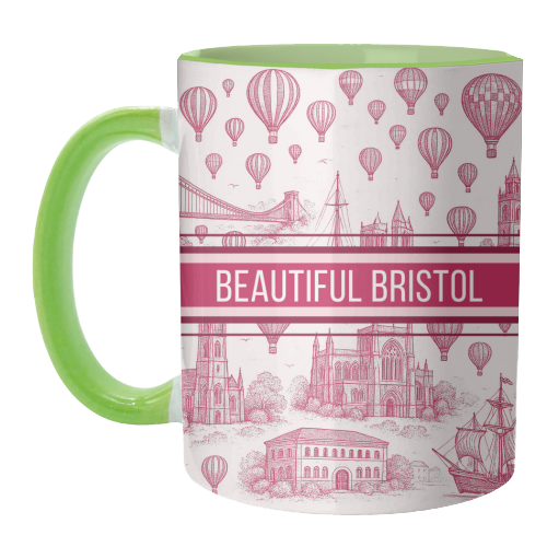 Beautiful Bristol - unique mug by Lilly Rose