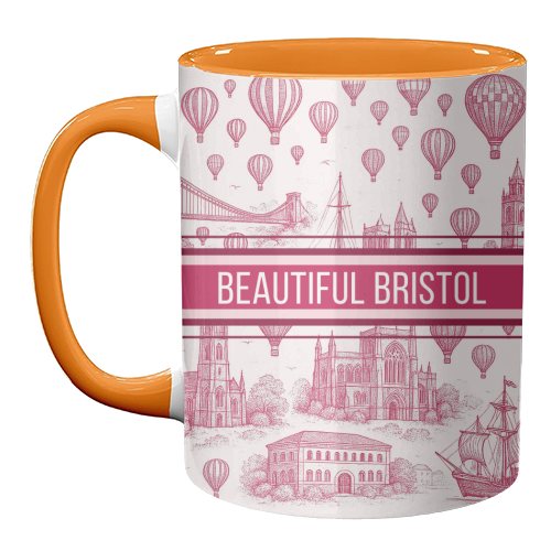 Beautiful Bristol - unique mug by Lilly Rose