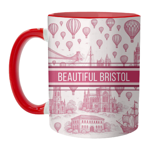 Beautiful Bristol - unique mug by Lilly Rose