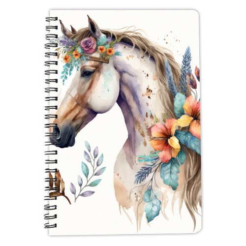 beautiful horse - personalised A4, A5, A6 notebook by haris kavalla
