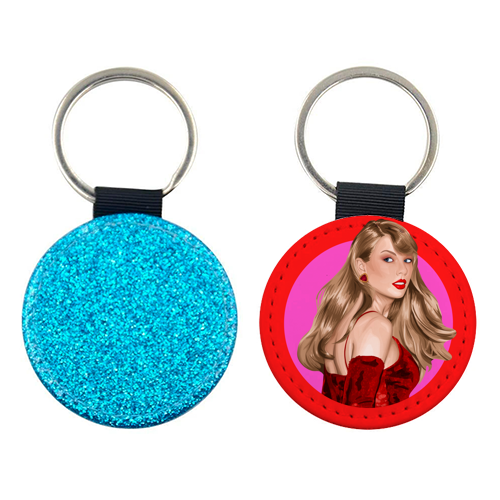 Beautiful Showgirl - keyring by Pink and Pip