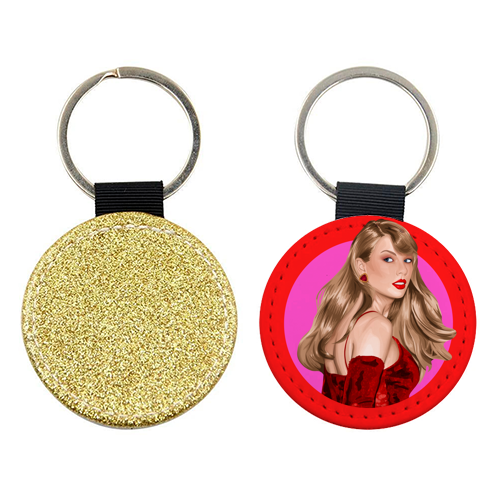 Beautiful Showgirl - keyring by Pink and Pip