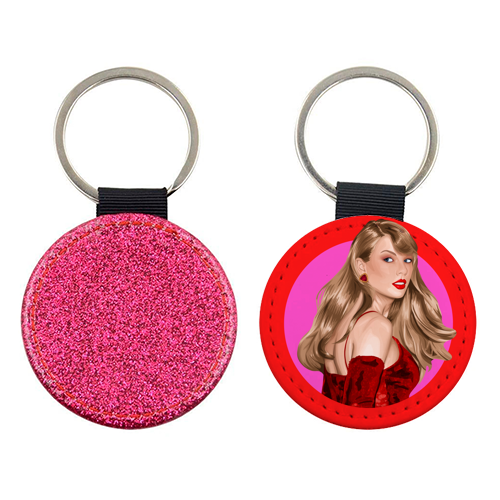 Beautiful Showgirl - keyring by Pink and Pip