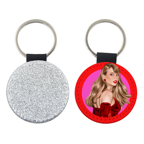 Beautiful Showgirl - keyring by Pink and Pip
