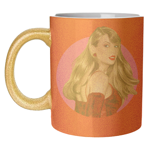 Beautiful Showgirl - unique mug by Pink and Pip