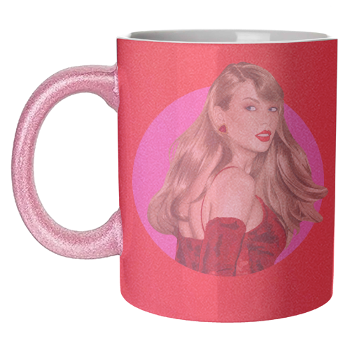 Beautiful Showgirl - unique mug by Pink and Pip