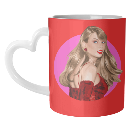 Beautiful Showgirl - unique mug by Pink and Pip