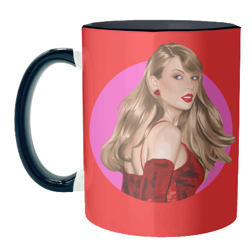 Beautiful Showgirl - unique mug by Pink and Pip