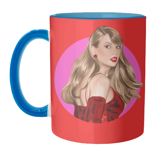 Beautiful Showgirl - unique mug by Pink and Pip