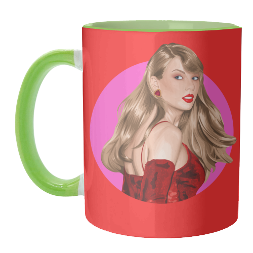 Beautiful Showgirl - unique mug by Pink and Pip