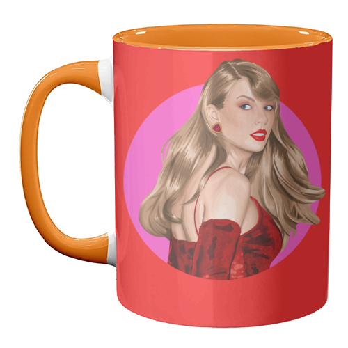Beautiful Showgirl - unique mug by Pink and Pip