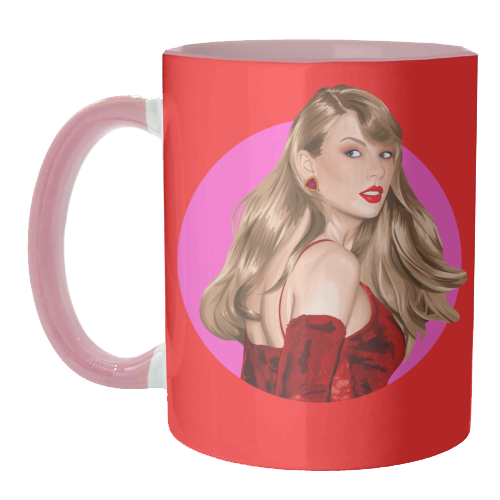 Beautiful Showgirl - unique mug by Pink and Pip