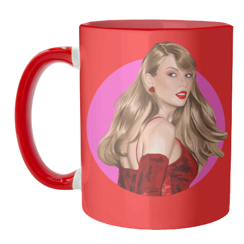 Beautiful Showgirl - unique mug by Pink and Pip