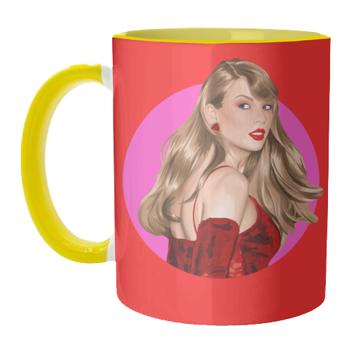 Beautiful Showgirl - unique mug by Pink and Pip