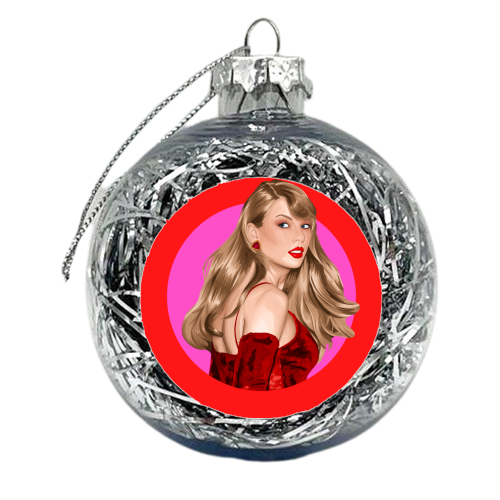 Beautiful Showgirl - xmas bauble by Pink and Pip