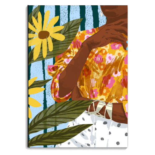 Beauty has no skin tone - personalised A4, A5, A6 notebook by Uma Prabhakar Gokhale