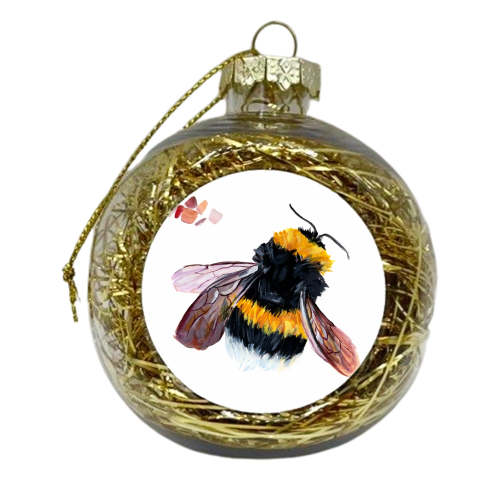 Bee - xmas bauble by Loren Harrison
