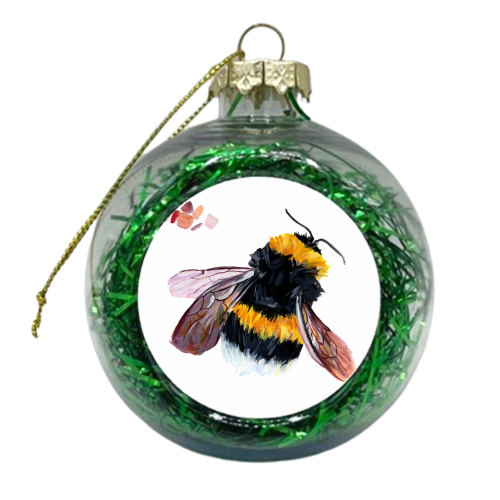 Bee - xmas bauble by Loren Harrison