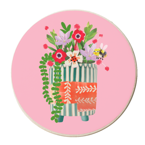 BEES KNEES - personalised beer coaster by Nichola Cowdery