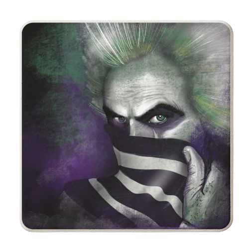 BEETLEJUCIE - personalised beer coaster by Nichola Cowdery