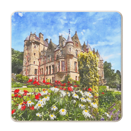 Belfast Castle - personalised beer coaster by AP