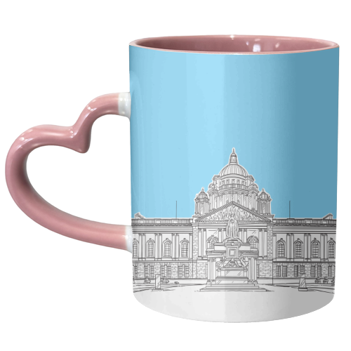 Belfast City Hall - unique mug by Adam Regester