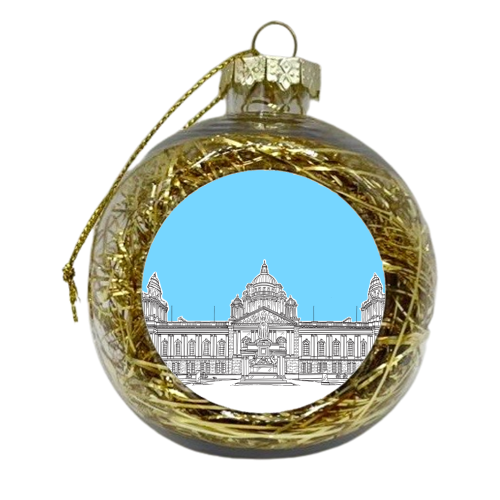 Belfast City Hall - xmas bauble by Adam Regester