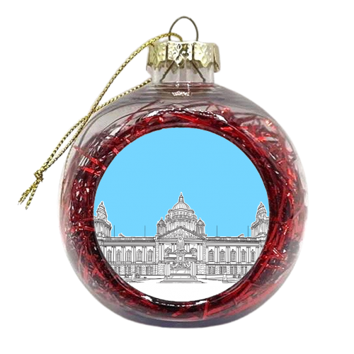 Belfast City Hall - xmas bauble by Adam Regester